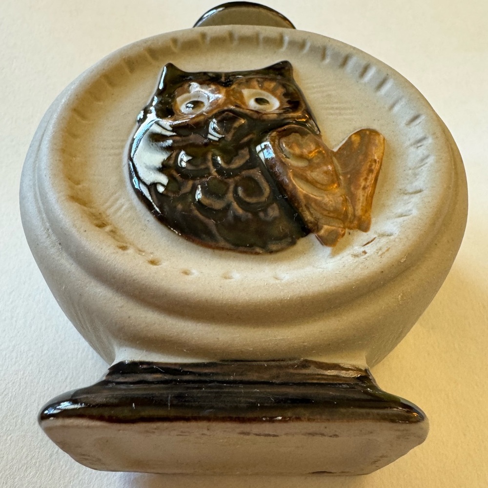 Tiny owl vase.